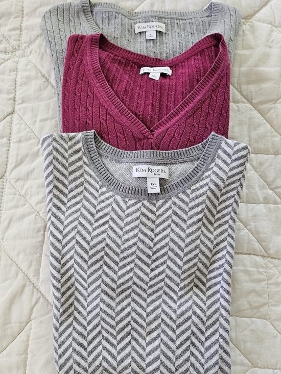 Kim Rogers Sweaters - Kim Rogers Long Sleve Sweater Bundle - 3 for one Price